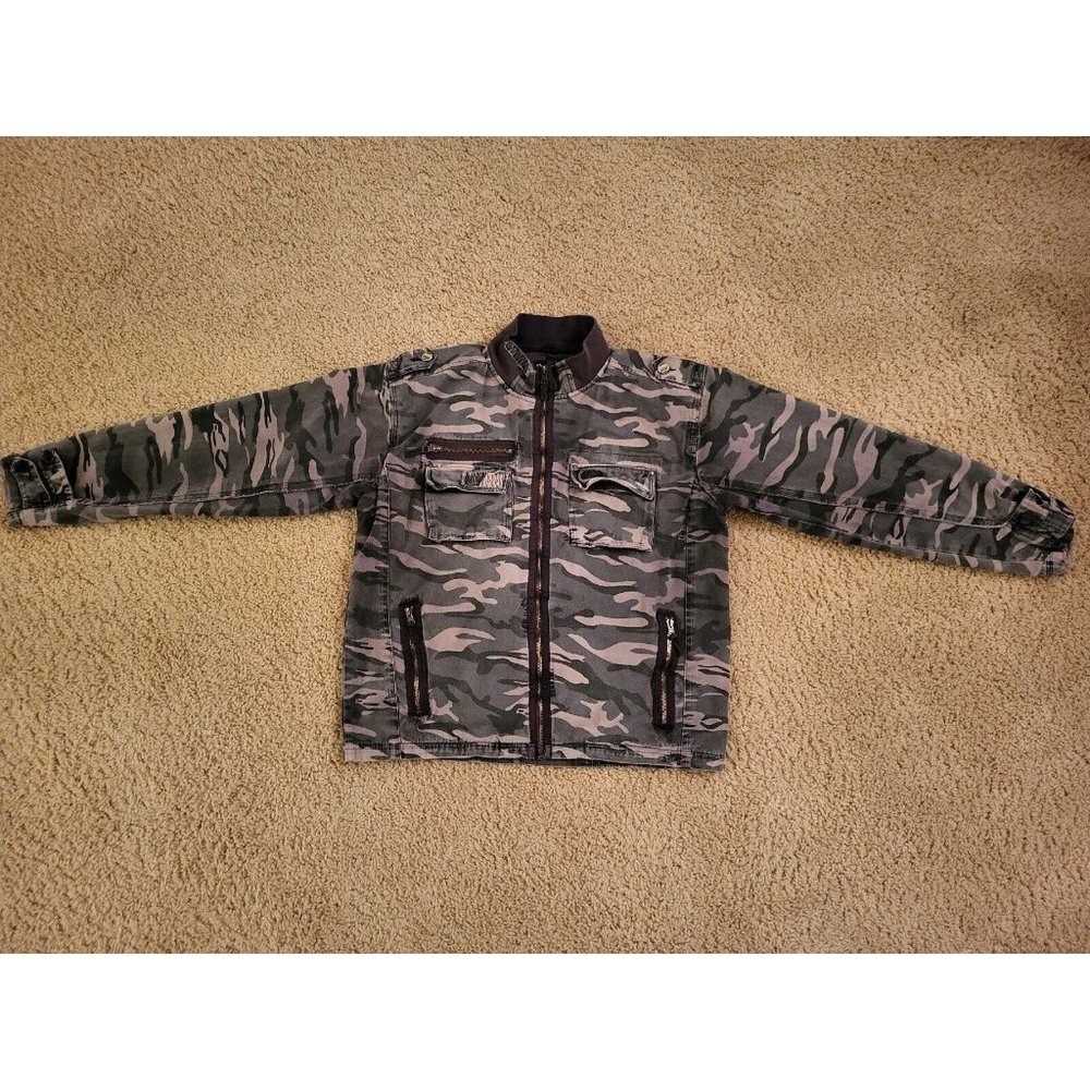 P Miller Womans Zip-Up Jacket Camo Size XL